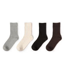 Black Striped design cotton funny woman  custom wholesale unisex  Leisure socks